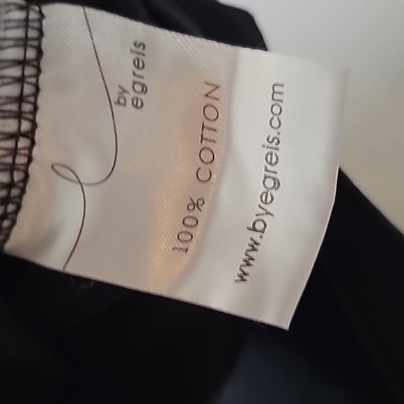 Egreis pin up Vintage short sleeve cropped black t-shirt top sz Medium - Picture 6 of 6